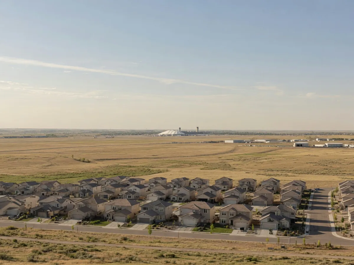 Airport East the Denver metro neighborhood near Bennett